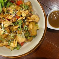 Salada de grão de bico (vegana) at AQuitanda in Fortaleza