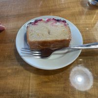 Lemon cranberry cake at The Hip Cafe in Fayetteville