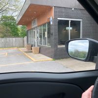 Main restaurant with drive up window on the side. at The Hip Cafe in Fayetteville