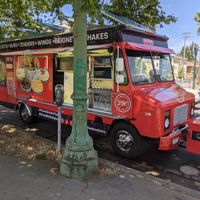 Their new food truck and all of its glory. at Don't be Chick'n in San Jose