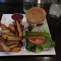 Beyond Burger - amazing!  Great ketchup! at Candle Cafe in New York City
