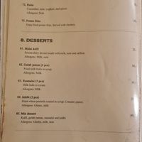 Menu  at Indian Curry & Nepali Restaurant in Trondheim