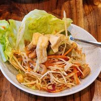 Papaya salad at Thai Fusion in Kirribilli