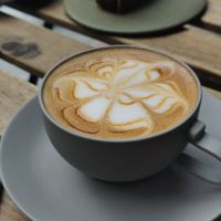 Caramel Oat Latte at VeganCafe Sister in Osaka