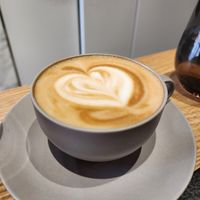 Oat latte at VeganCafe Sister in Osaka