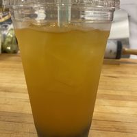 Passion fruit green tea with boba at UnPhogettable in North Bend