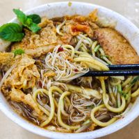 Penang asam laksa at Guilin Vegetarian 桂林素 in East Singapore