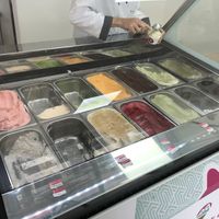 12 flavors to choose  at Nevarte in Bogota