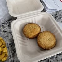 Corn bread is a side. Really!! at Pure Soul in Durham