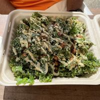 Kale salad  at Pure Soul in Durham