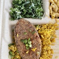 Vegan fish 🐠   at Pure Soul in Durham