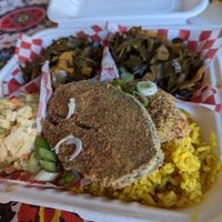 Fish platter at Pure Soul in Durham