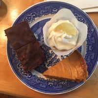 Rocky road fudge, lemon cupcake, sweet potato pie  at Pure Soul in Durham