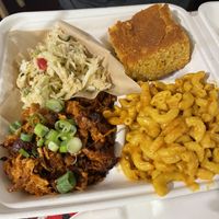 Bbq plate  at Pure Soul in Durham