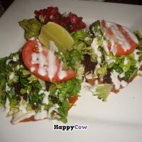 raw pizza at Caravan of Dreams in New York City