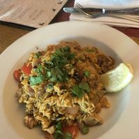 Spanish paella  at Caravan of Dreams in New York City