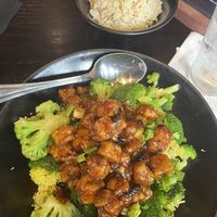 Ma po tofu with brown rice  at P.F. Chang's in Sarasota