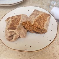 Vegan breakfast burrito at Chulita in Venice