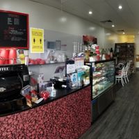 Inside at Red Cardinal Cafe in Underwood