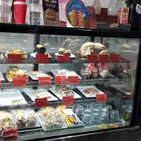 Display case at Red Cardinal Cafe in Underwood