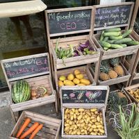 Kitchen supplies in open sight   at GoFresh in Phuket