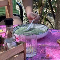 Spinach soup  #Veganuary at GoFresh in Phuket