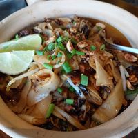 XO hor fun noodles at Sweetwater Rooftop Bar in East Fremantle