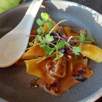 Gado gado dumplings at Sweetwater Rooftop Bar in East Fremantle