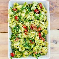 Wildcard Salad - Rucola Almond Pesto with Cherry Tomatoes at Stella in Berlin