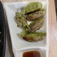 Vegetable gyosas  at Tasty Bowl in Madrid