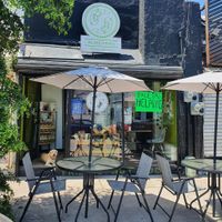 Front at Almendra Vegan Market in La Paz