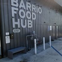 Barrio Food Hub entrance (ghost kitchen)- order before arriving at Cultivated Greens in Chula Vista