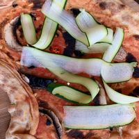 The hero vegan pizza  at BrewDog in Peterhead