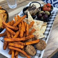 Vegan plate  at The Ophir Hotel in Orange