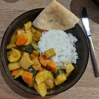 Tofu Curry at The Ophir Hotel in Orange