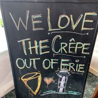 Love a pun at Give a Crepe in Erie