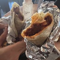 Picadillo and colorado burritos   at Testal Mexican Kitchen in Phoenix