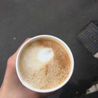 Take away cappuccino at Tessari Caffetteria Bistrot in Padua
