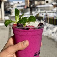 Pink dragon fruit smoothie   at Coconut Coffee & Smoothies - Maybe closed in Bansko
