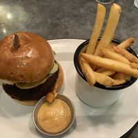 Lunch set, burger, fries and drink  at Beef & Liberty Burgers - Stanley in Hong Kong Island