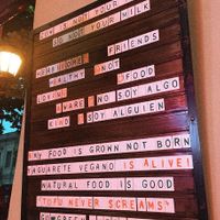   at Hierbabuena Vegan in Buenos Aires