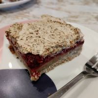 Yummy dessert with coconut meringue at Gloria in Brunswick