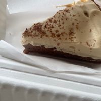 Coffee and chocolate mousse tart  at Gloria in Brunswick