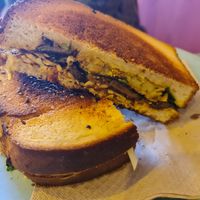 Mushroom toastie at Gloria in Brunswick