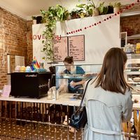 Counter  at Baja Wegańska Cukiernia in Warsaw