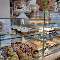 Bakery goods at Baja Wegańska Cukiernia in Warsaw