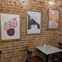 inside at Baja Wegańska Cukiernia in Warsaw