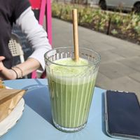 Matcha at Baja Wegańska Cukiernia in Warsaw
