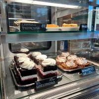 Selection of cakes. at Baja Wegańska Cukiernia in Warsaw