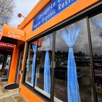 Outside at Shangri-la Buddha in Albany